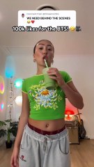 Mia drank too much matcha… 🍵😅💨 #shorts #funny #viral