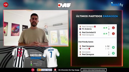 Castellon y Zaragoza buscan los 3 puntos