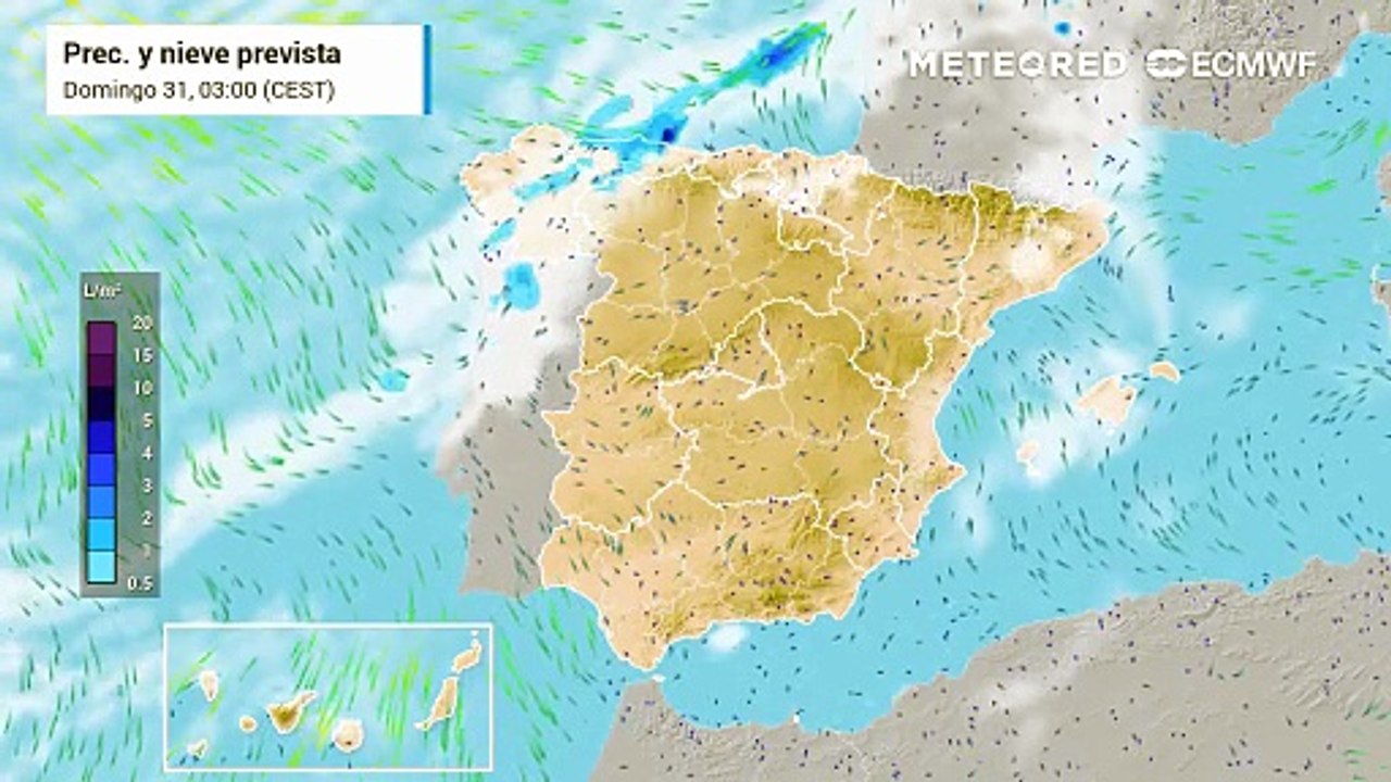 En unas horas se esperan tormentas muy intensas