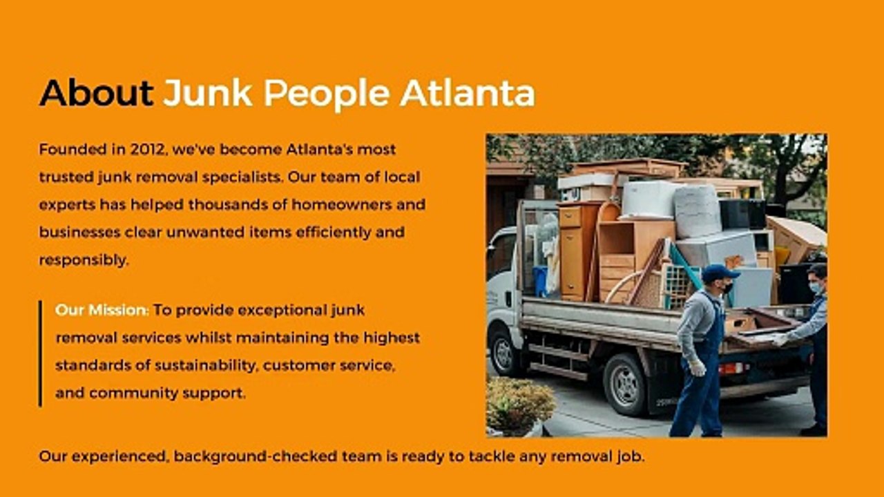 Fast Junk Removal in Atlanta | Junk People Atlanta