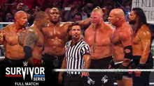 FULL MATCH - Brock Lesnar, Goldberg & Roman Reigns vs. Batista, The Rock & Bobby Lashley