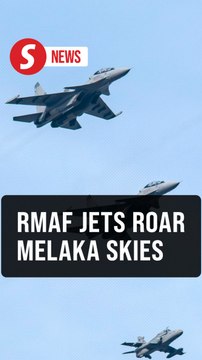 RMAF jets make roaring impression in Melaka-level National Day celebration