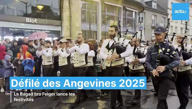 Lancement du défilé nocturne des Angevines 2025 à Fougères
