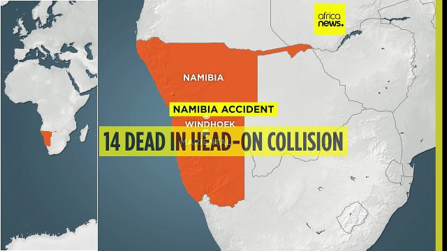 Namibia: 14 dead in head-on collision between two vehicles