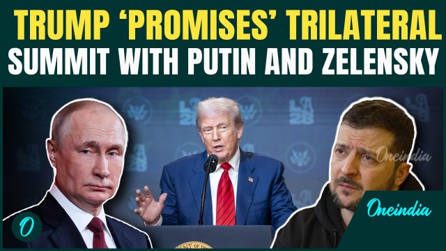 Trump’s EXPLOSIVE Claims Amid SCO 2025 | Vows To Conduct Trilateral Meeting Between Putin & Zelensky