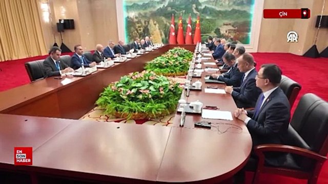 Cumhurbaşkanı Erdoğan Çin Devlet Başkanı Şi Cinping ile görüştü