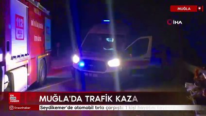 Muğla’da sabah kazası: Otomobil sürücüsü yaşamını yitirdi