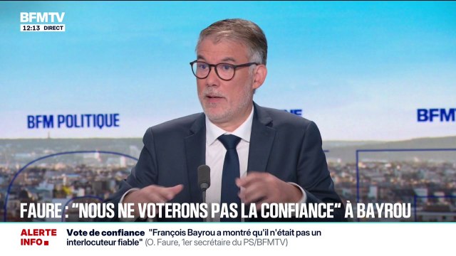 Non , Olivier Faure n'envisage pas de ministre insoumis dans un gouvernement de gauche