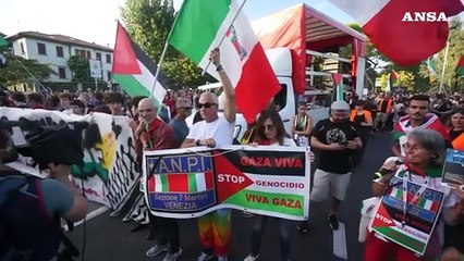 Venezia chiama Gaza: oltre 5mila manifestanti al Lido