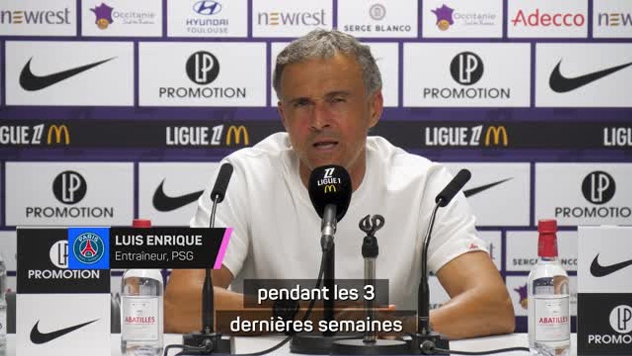 PSG - Luis Enrique : “Chevalier a montré une fois de plus sa personnalité et sa qualité”