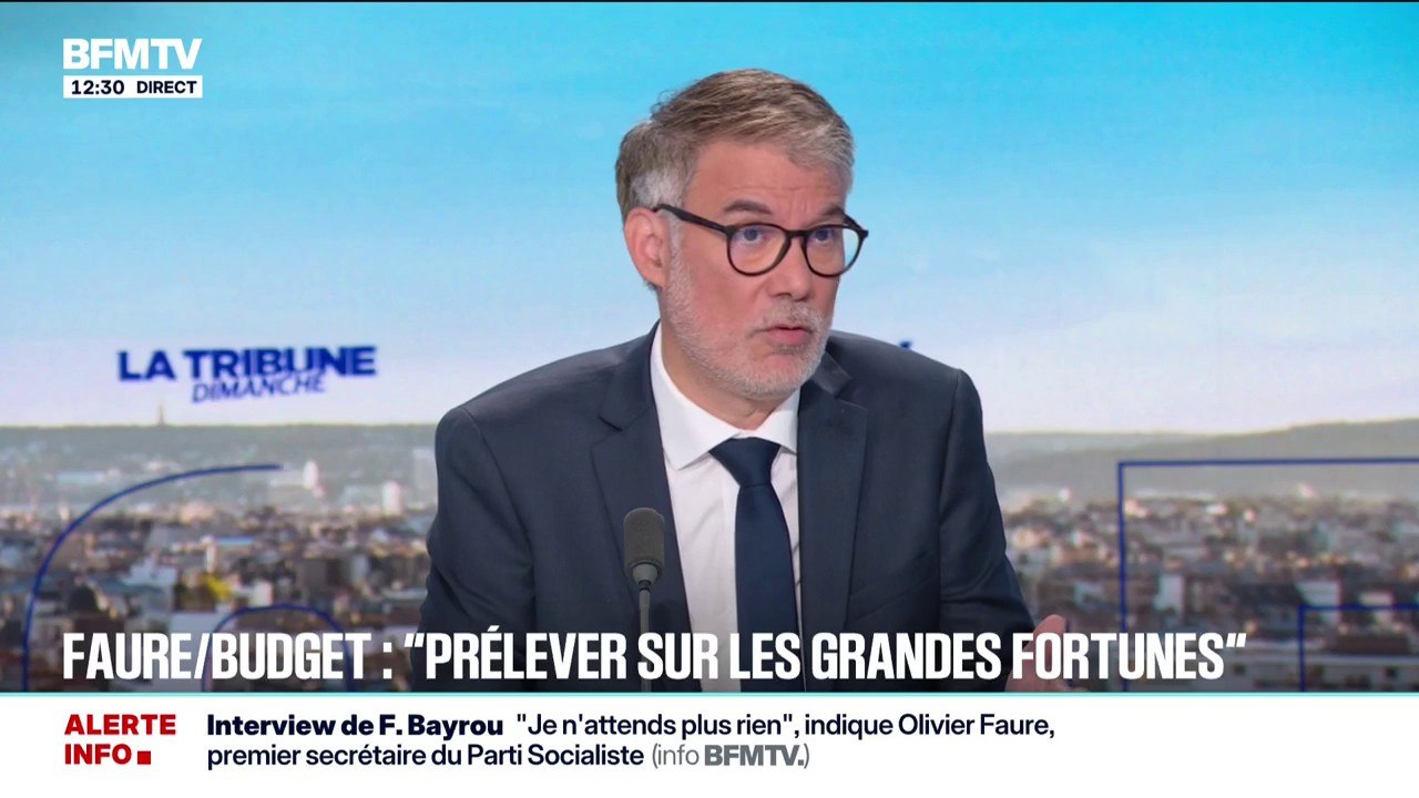 Contre-budget présenté par le PS: "Les entreprises n'ont rien à craindre", assure Olivier Faure