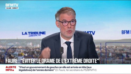 Olivier Faure veut "éviter à la France le drame de l'extrême droite" en cas de nouvelle dissolution