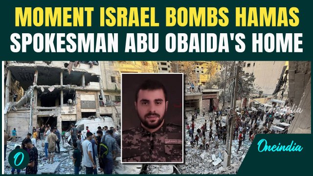 VIDEO: Moment Israel Bombs Hamas Spokesman Abu Obaida’s Apartment | IDF Wipes Out Senior Leaders