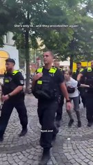 Berlin Police Arrest 14-Year-Old Girl During Pro-Palestine Protest