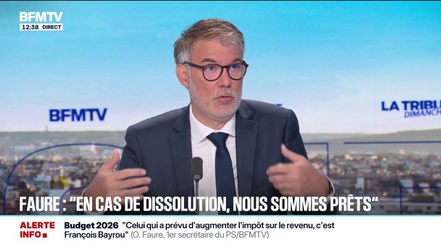 Olivier Faure (PS): En cas de dissolution de l'Assemblée nationale, nous serons prêts