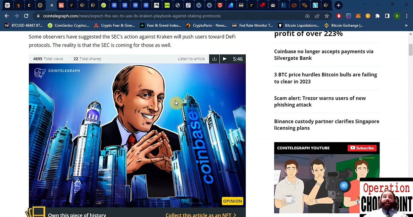 Напреден курс 74.Операција Choke point 2.0 - Поделба околу крипто регулатива во светот-Што понатаму_