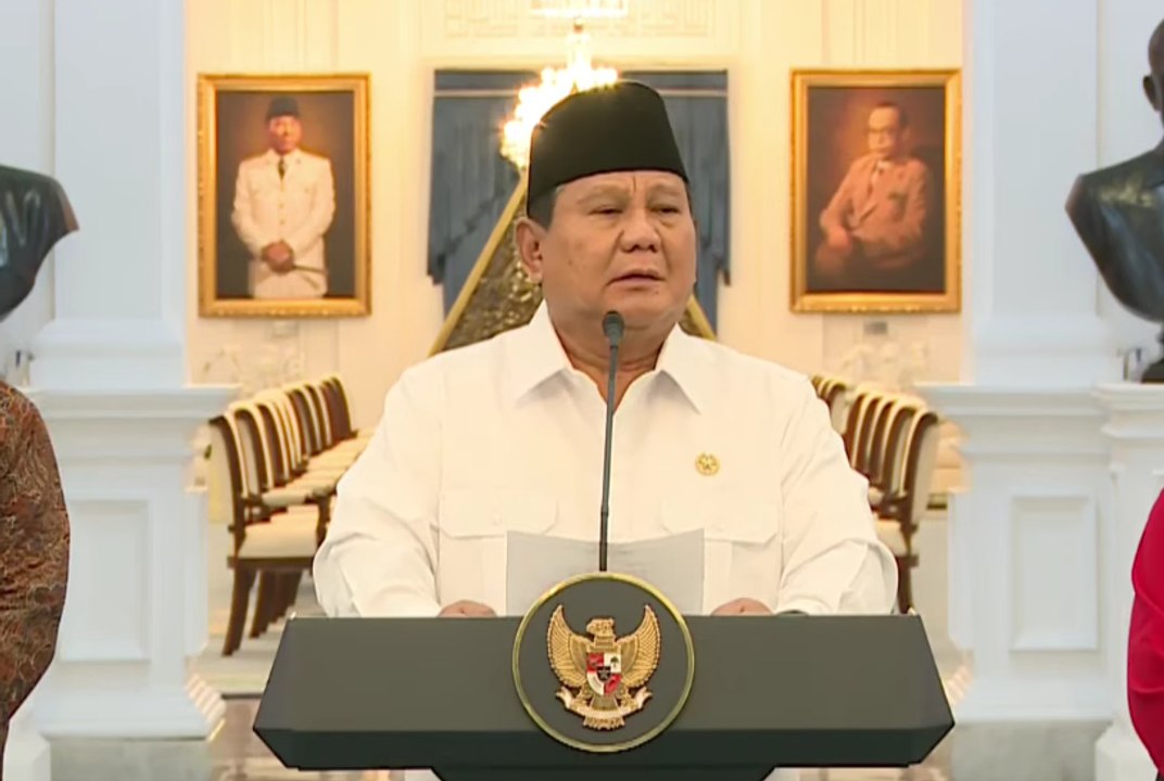 Prabowo Umumkan Pencabutan Tunjangan DPR dan Moratorium Kunjungan Luar Negeri