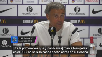 LUIS ENRIQUE y el hat-trick de NEVES en el TOULOUSE vs PSG