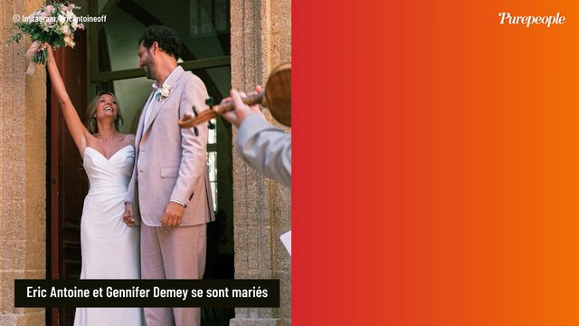 Mariage d'Eric Antoine et Gennifer Demey à Aix-en-Provence : une autre star de M6 était présente et a filmé leur très jolie cérémonie !