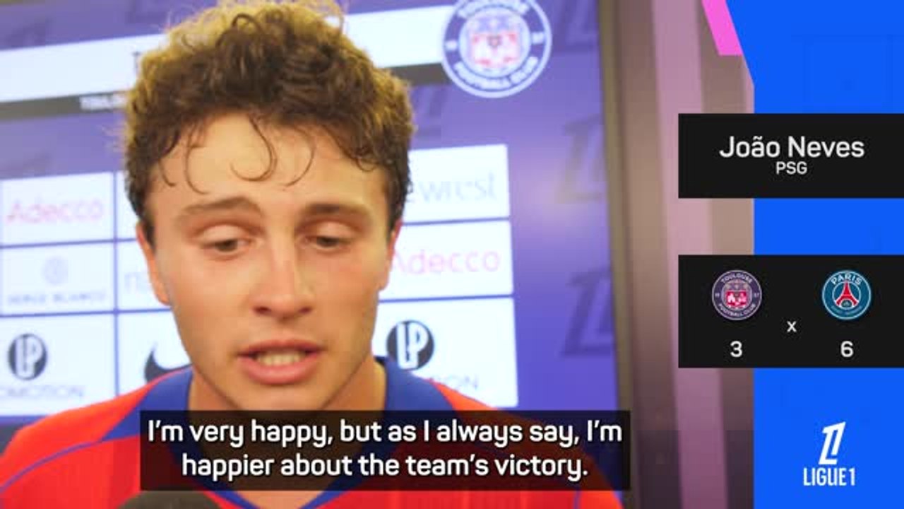 Joao Neves 'very happy' to score first ever career hat-trick