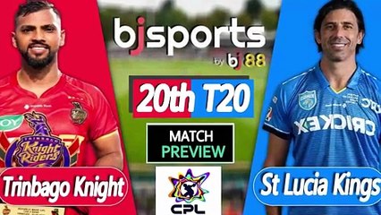 CPL 2025 | Trinbago Knight Riders vs St Lucia Kings 20th T20I Match Preview |