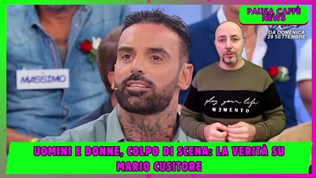 Uomini e Donne, colpo di scena la verità su Mario Cusitore