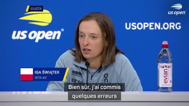 US Open - Menée 5-1, Świątek heureuse de son come-back et de la victoire