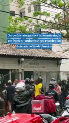 Imágenes fuertes: Repartidor es baleado tras negarse a subir un pedido en Brasil