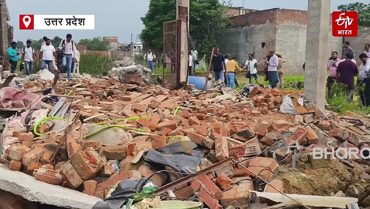 लखनऊ में पटाखा फैक्ट्री में विस्फोट; 2 लोगों की...