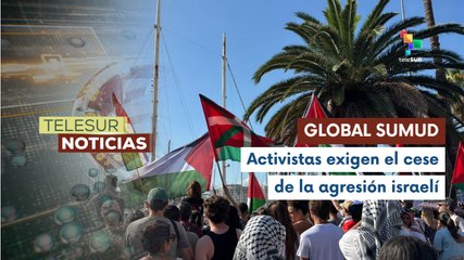 Flotilla humanitaria parte de Barcelona rumbo a Gaza