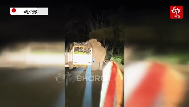 வாகனத்தில் தொங்கியபடி கரும்பை தேடிய யானை: வைரலாகும் வீடியோ!