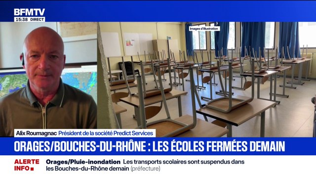 Rentrée scolaire repoussée dans les Bouches-du-Rhône: A priori, la journée de mardi devrait être plus tranquille , assure Alix Roumagnac, président de Predict Services