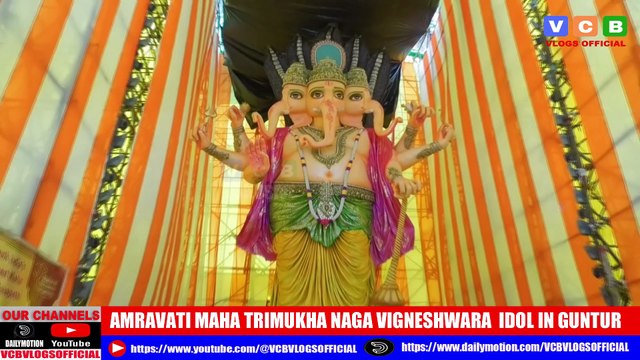 99 Feet Biggest Ganesh Statue in Guntur South India’s Tallest Clay Ganapati Idol -2025