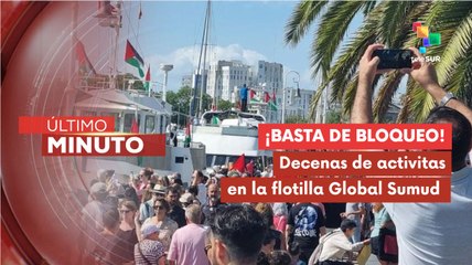 Flotilla española inicia viaje con rumbo a la Franja de Gaza