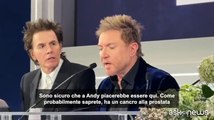 Simon Le Bon pronto per stasera a Sanremo: «A Andy piacerebbe essere qui, siamo con lui»
