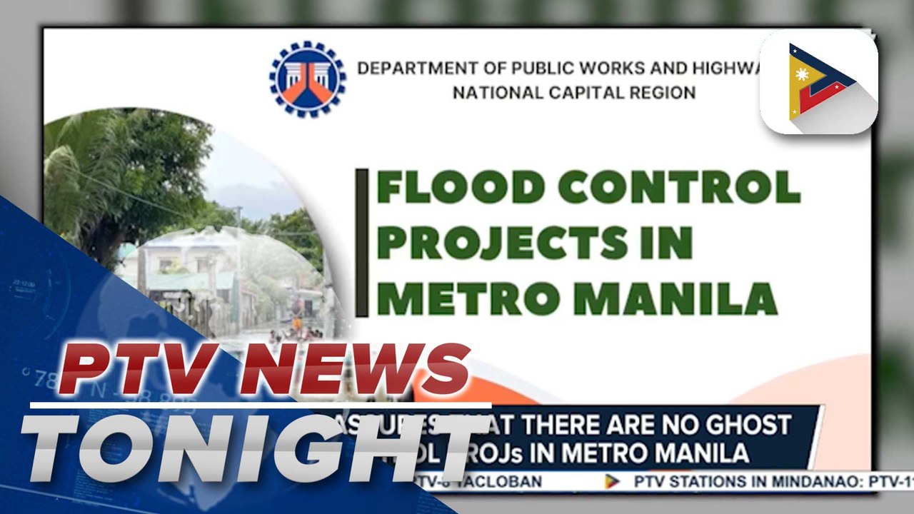 DPWH-NCR assures that there are no ghost flood control projs in Metro Manila | via Mela Lesmoras