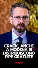 Robby Giusti - Pipe per cra*k anche a Modena, distribuite dall'Ausl con le unità di strada (03.09.25)