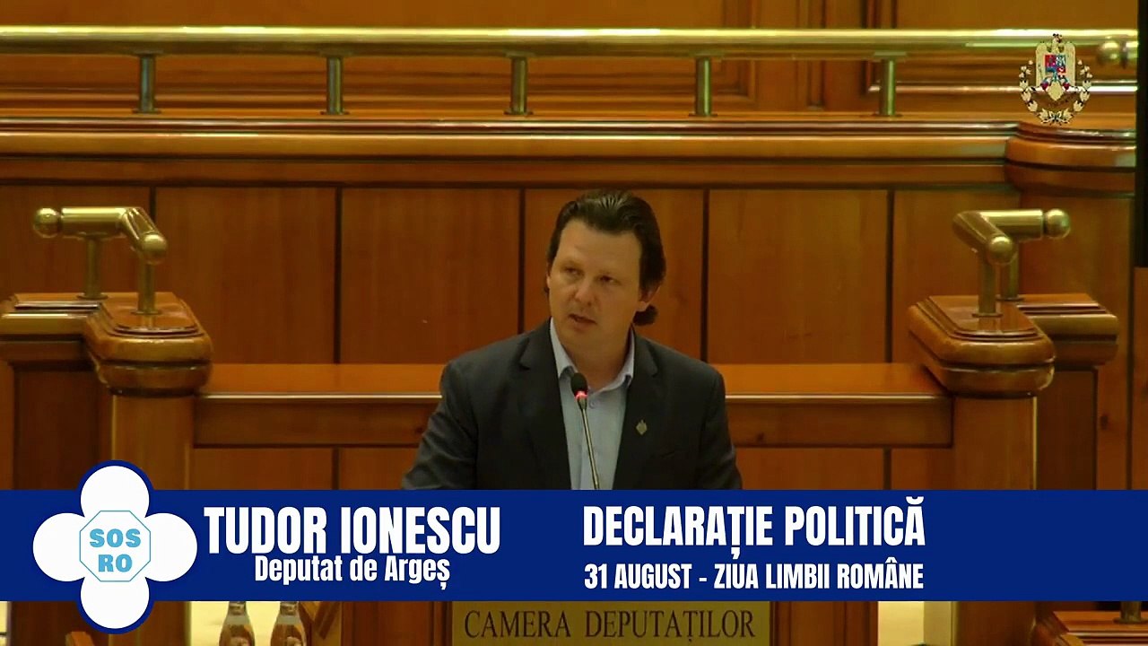 Declarație politică - 31 August  Ziua Limbii Române