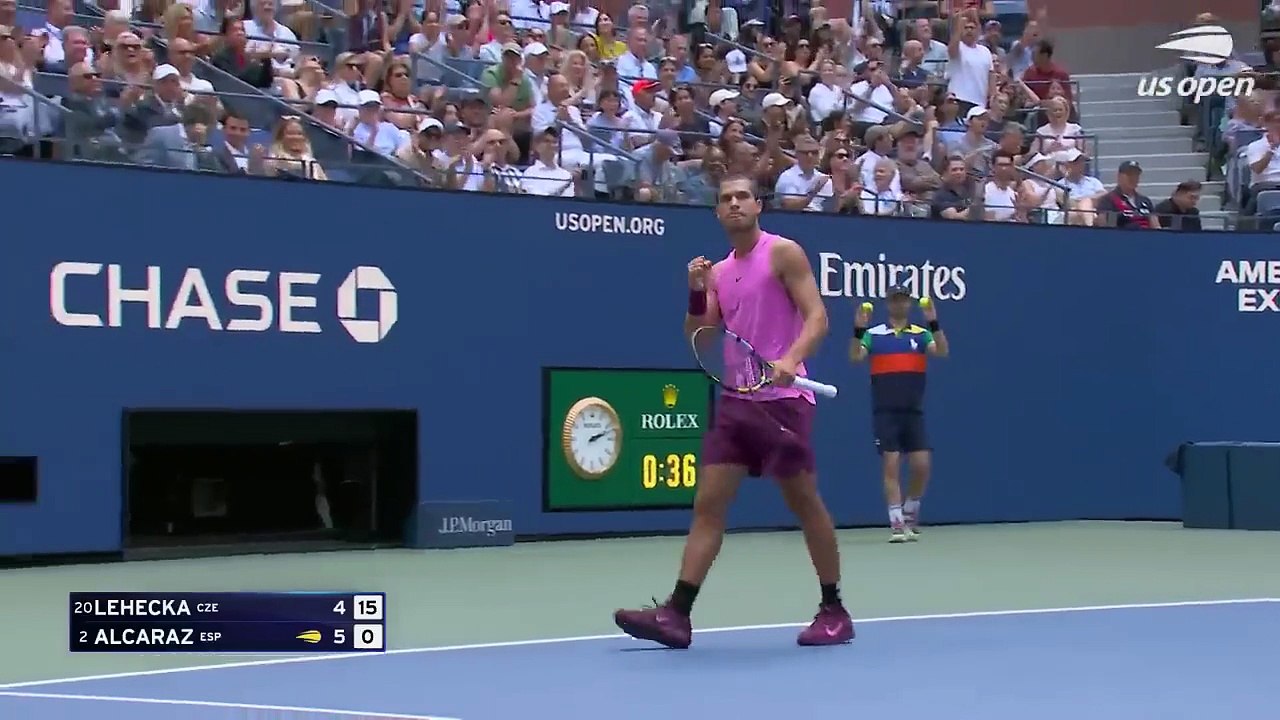 Jiri Lehecka vs Carlos Alcaraz | Resumen | 2025 US Open