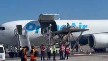 Aterriza en RD el primer avión de carga de Amazon