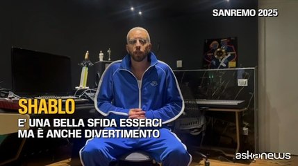 Shablo a Sanremo 2025: «Una bella sfida esserci ma è anche divertimento»