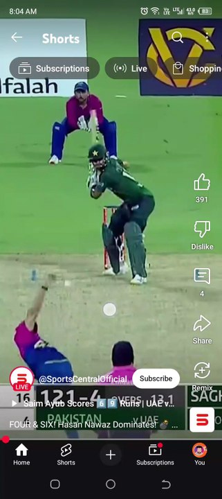 Pak vs Afghanistan # Tri Nation series # Best Partnership # Hasan Nawaz # 56