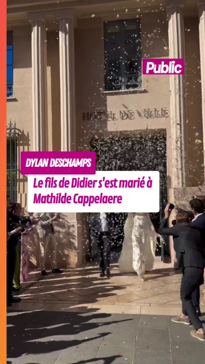 Dylan Deschamps : Le fils de Didier, notre séléctionneur national de football, s'est marié à Mathilde Cappelaere