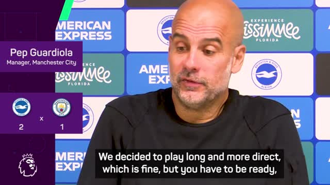 'We forgot to play' - Guardiola laments Man City performance