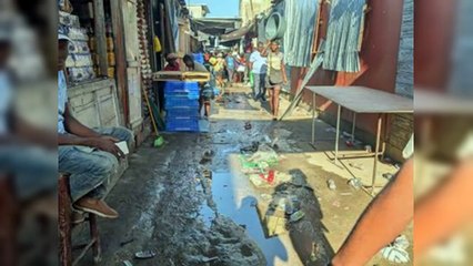 Falta de limpieza en el mercado fronterizo en Dajabón