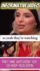 They are watching you So keep building