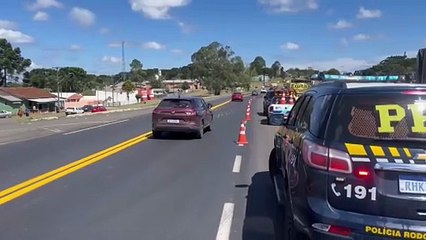 Vendedor de frutas é morto atropelado por caminhão com placas de Cascavel na BR-277, em Guarapuava