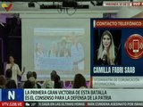 Vcmtra. Camilla Fabri: La defensa de nuestra patria se ha convertido en un consenso nacional