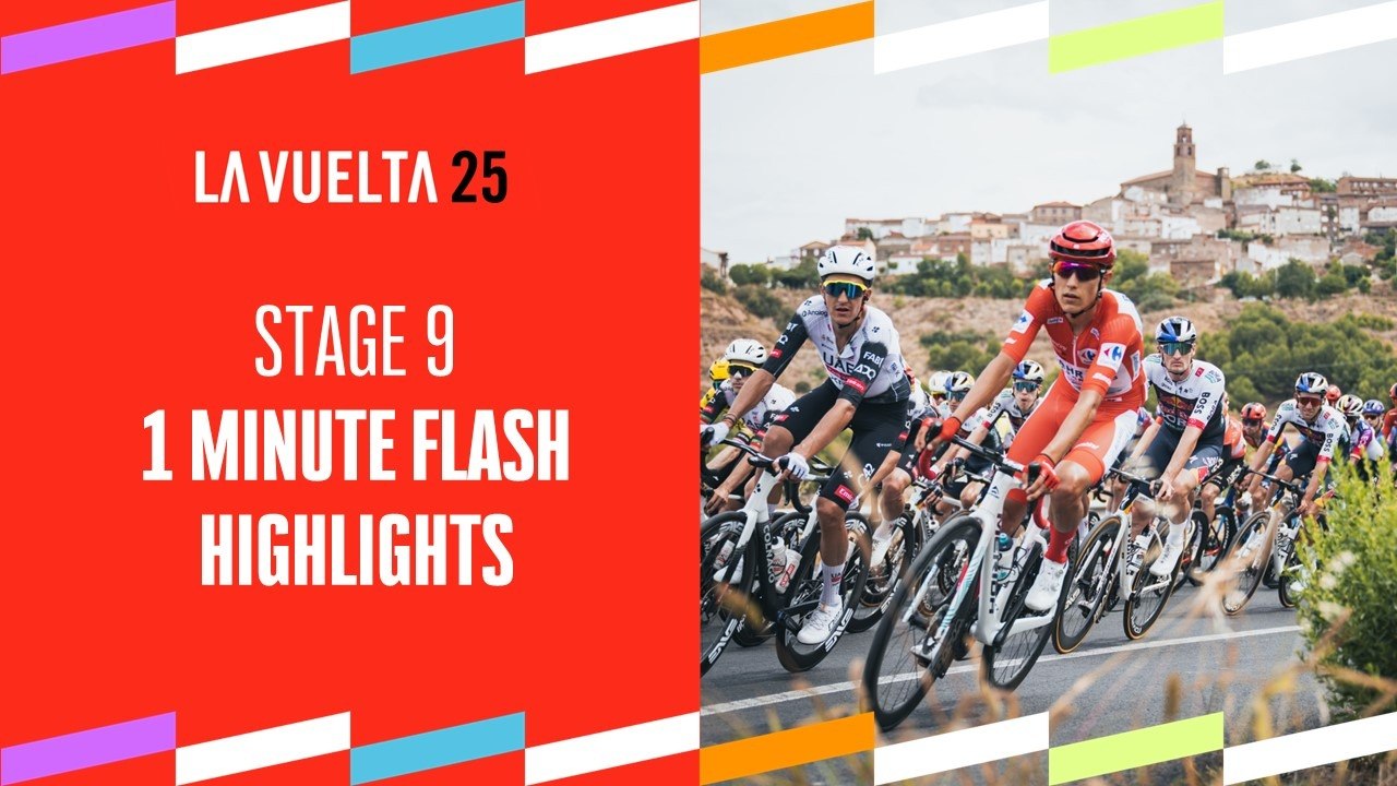 Stage Highlights in 1' - Stage 9 - La Vuelta 2025