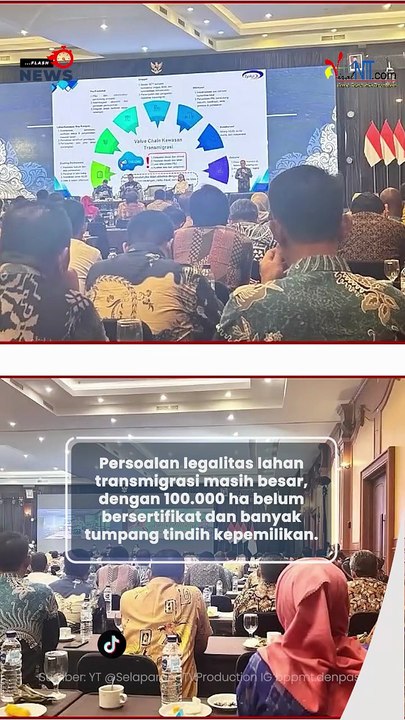 Lebih 100 Ribu Hektare Lahan Transmigrasi Belum Bersertifikat, Kementerian Fokus Benahi Konflik Agraria